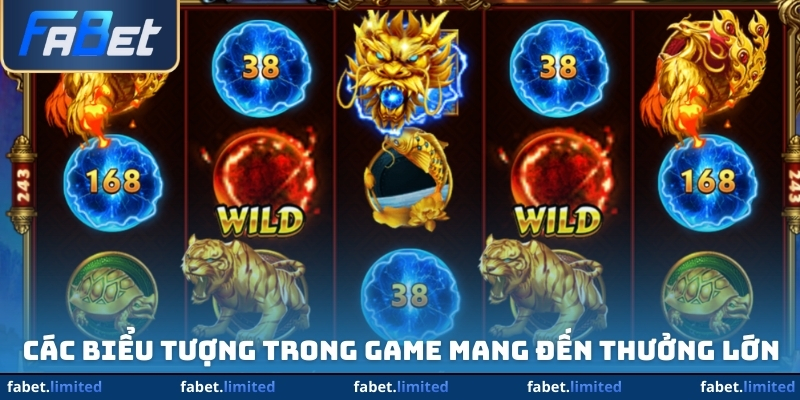 Các biểu tượng trong game mang đến thưởng lớn